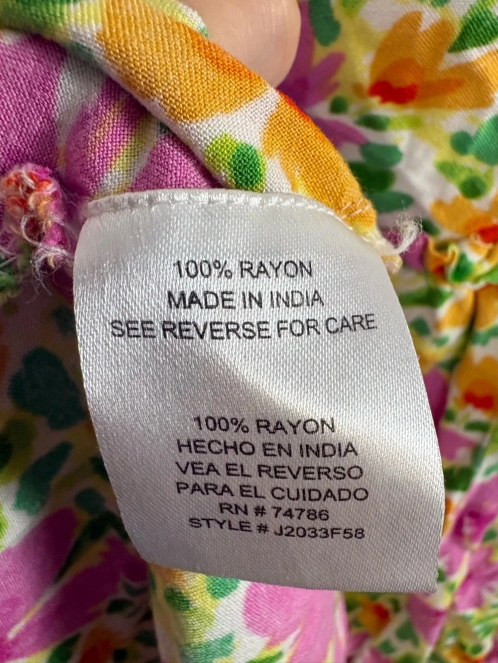 Patrons of Peace Mini Dress Sundress Floral size XS - Picture 6 of 7